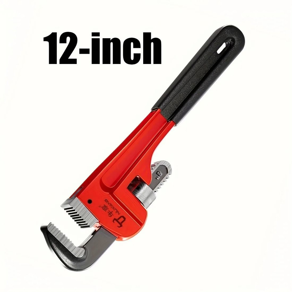 Heavy Duty Adjustable Pipe Wrench With Floating Jaw And I Beam Handle 7