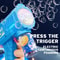 Automatic Bubble Gun Rocket Bubble Blower For Kids 5