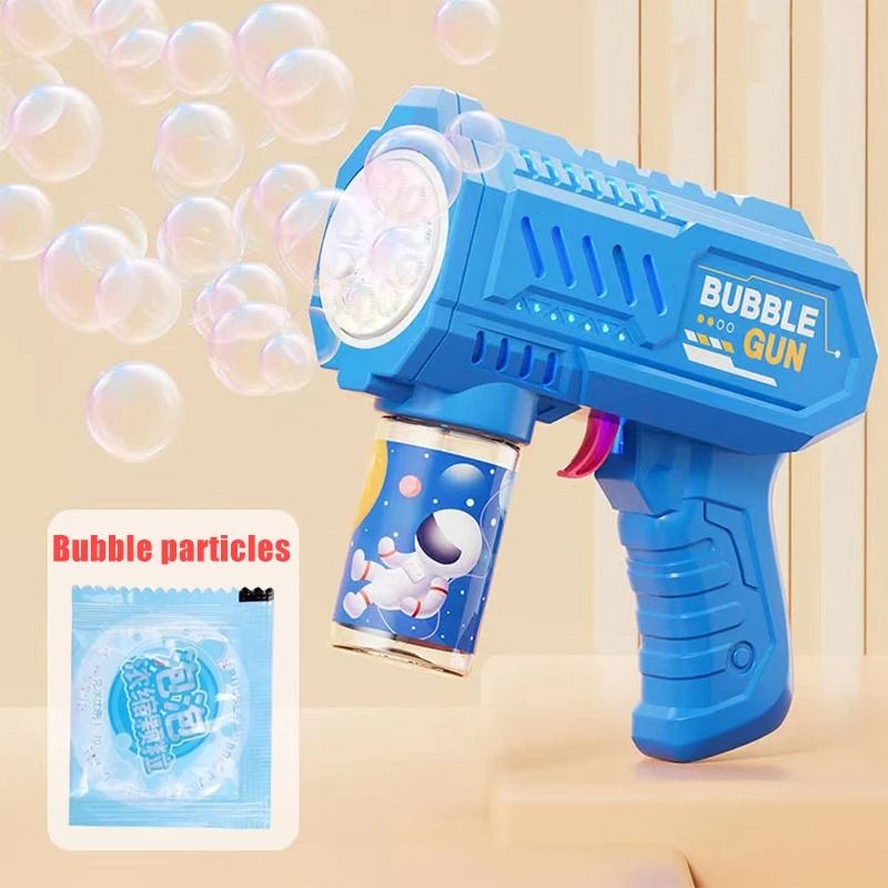 Automatic Bubble Gun Rocket Bubble Blower For Kids 8