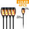 Solar Flickering Flame Torch Lights For Garden And Patio 9