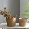 Handmade Straw Woven Basket Planter Storage Holder 4