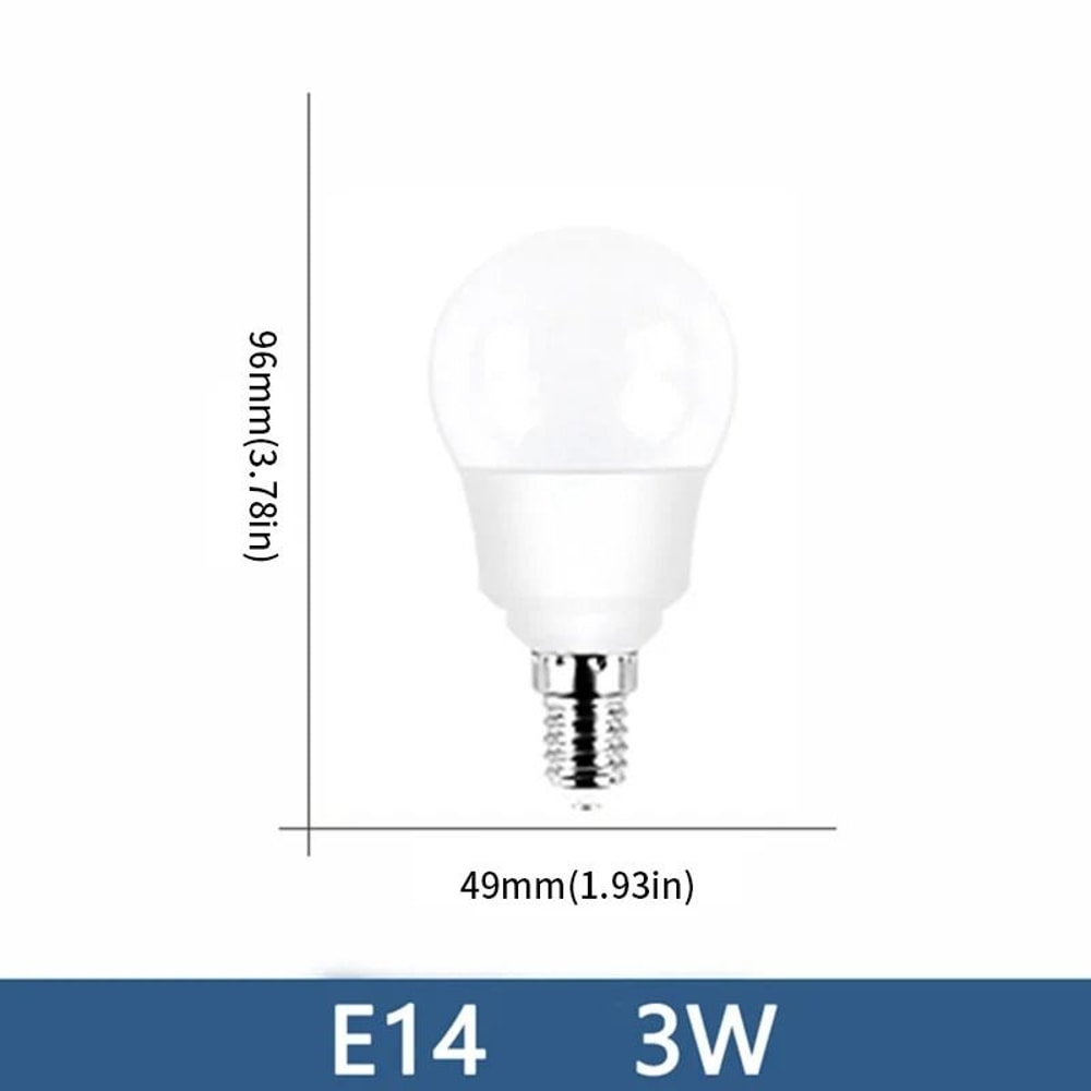 Energy Saving LED Bulb Lamps E27 And E14 Base Options 13