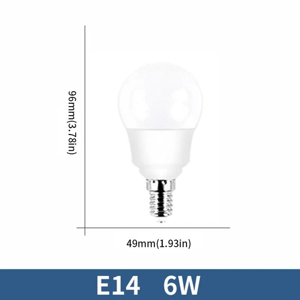 Energy Saving LED Bulb Lamps E27 And E14 Base Options 14