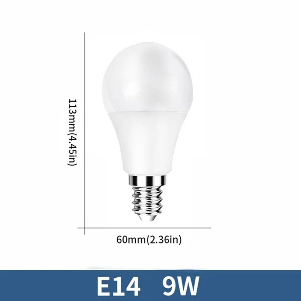 Energy Saving LED Bulb Lamps E27 And E14 Base Options 15