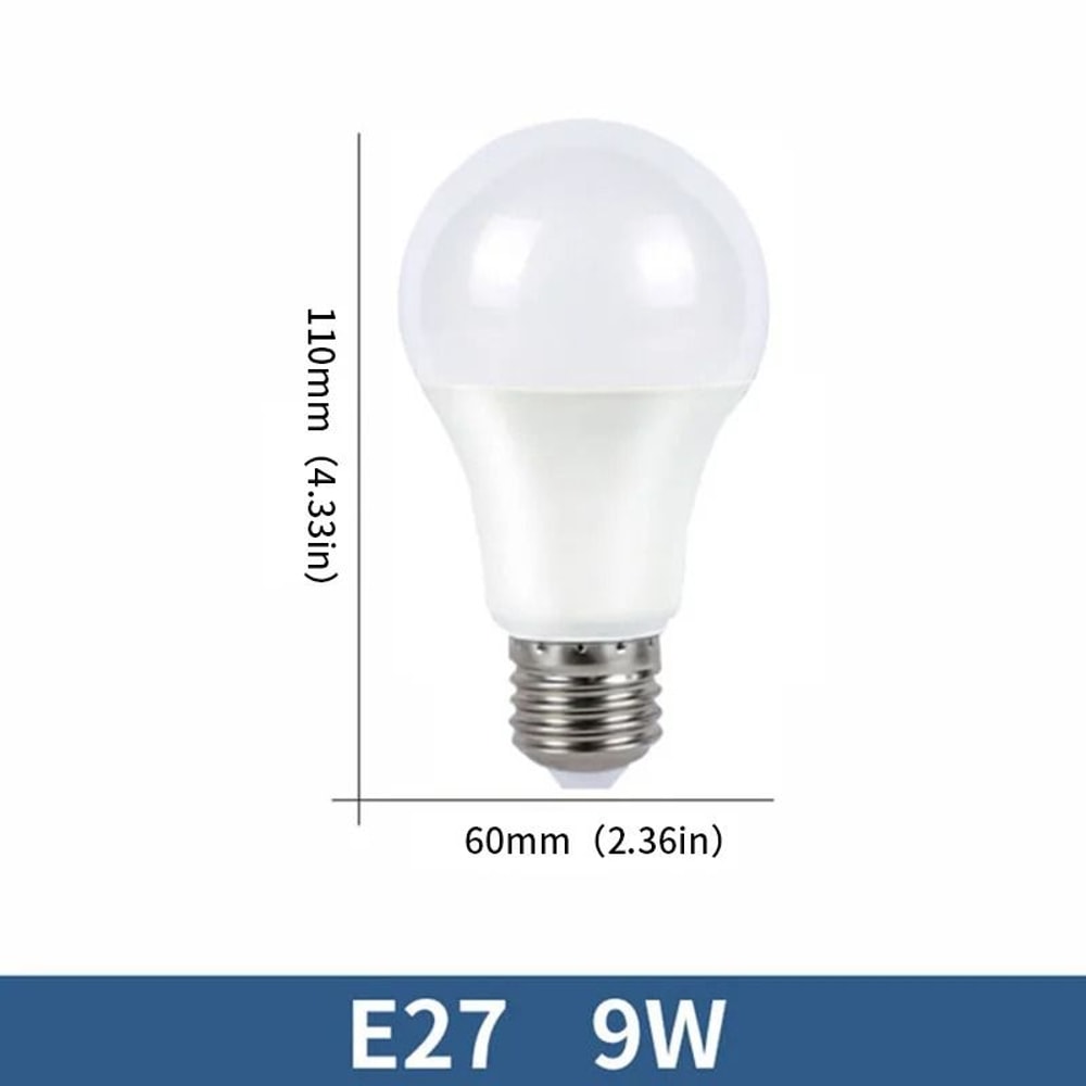Energy Saving LED Bulb Lamps E27 And E14 Base Options 8