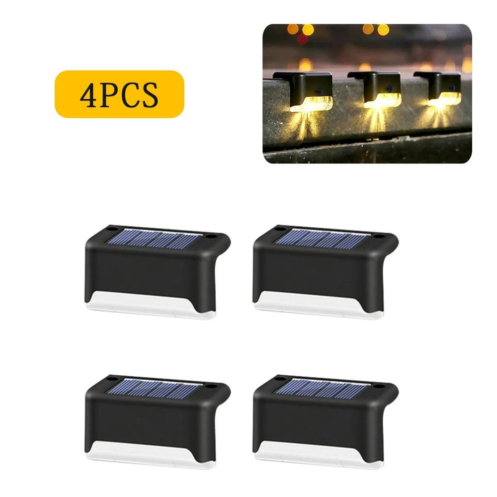 Solar LED Step Lights For Outdoor Garden And Deck 12