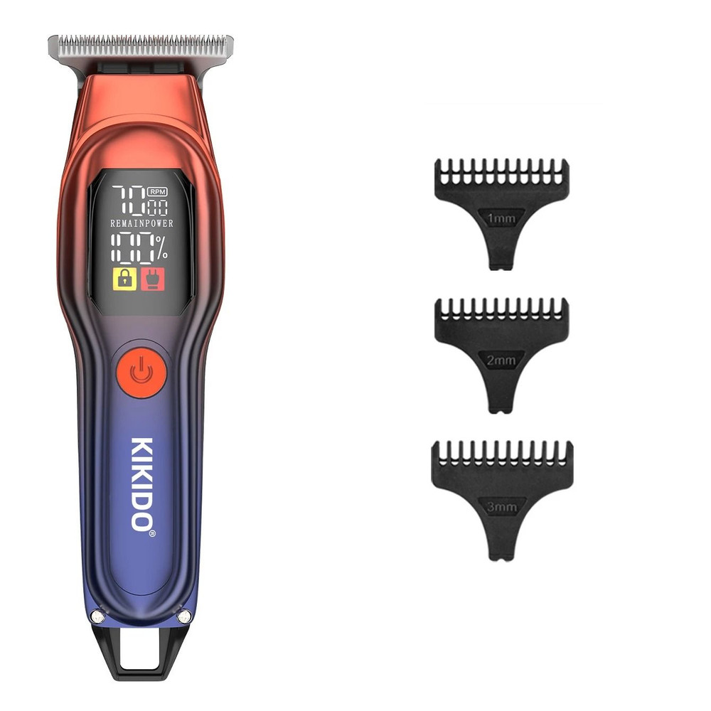 Rechargeable Stainless Steel Hair Clipper With Precision Blades 6