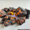 Natural Fluorescent Yooper Lite Flame Stone For Home And Energy Use 0