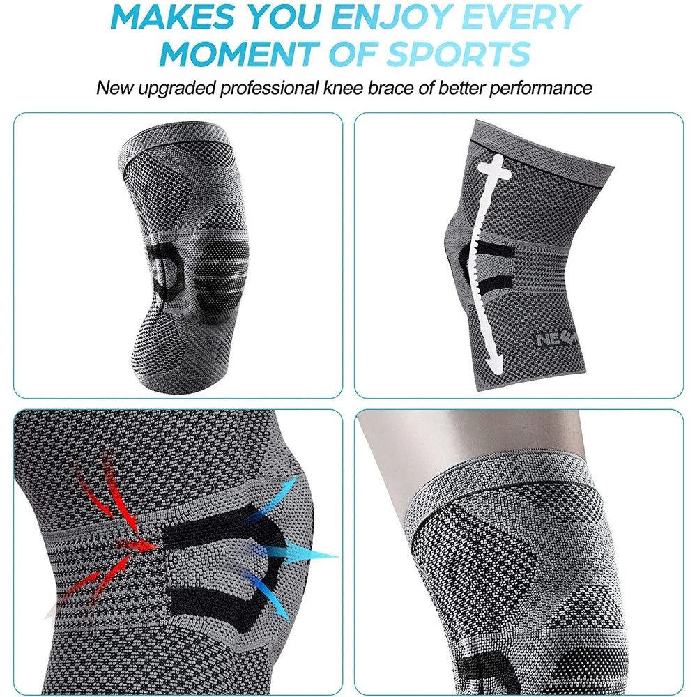 Knee Brace Compression Sleeve For Sports And Joint Support 3