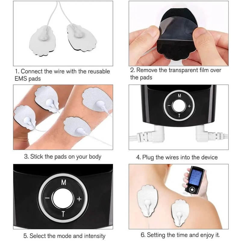 Electric Muscle Stimulator With Multiple Modes For Pain Relief And Relaxation 4