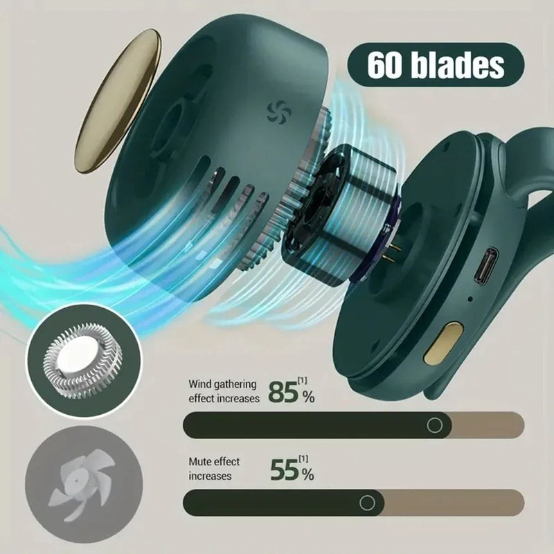 USB Portable Mini Fan Silent And Travel Ready 3