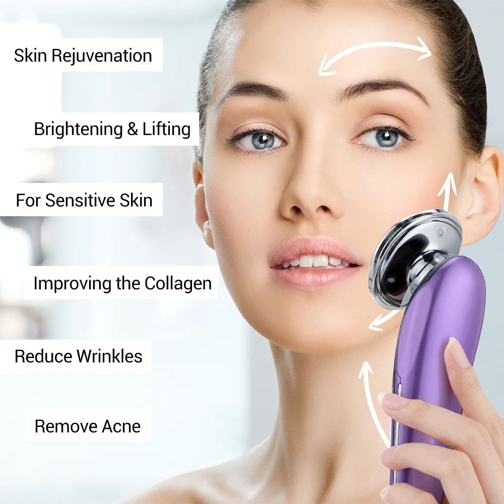 7 In 1 Facial Massager With RF EMS Technology For Skin Firming And Wrinkle Reduction 1
