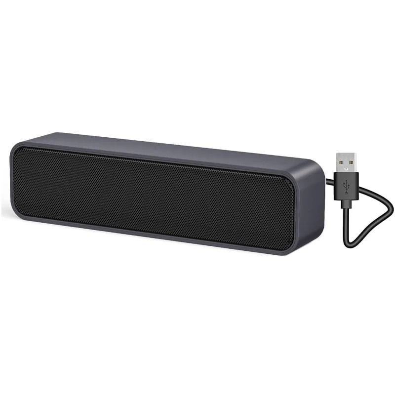 Portable USB Mini Stereo Speaker With Dual Sound And 3D Surround For Laptop And Desktop 5