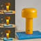Portable Mushroom Table Lamp With Touch Control And Rechargeable Design 4