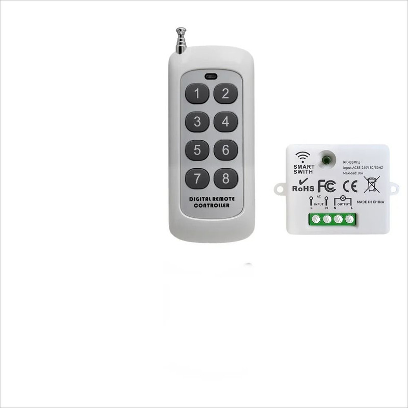 Wireless Smart Light Switch With Remote Control For Home Lighting And Fans 5