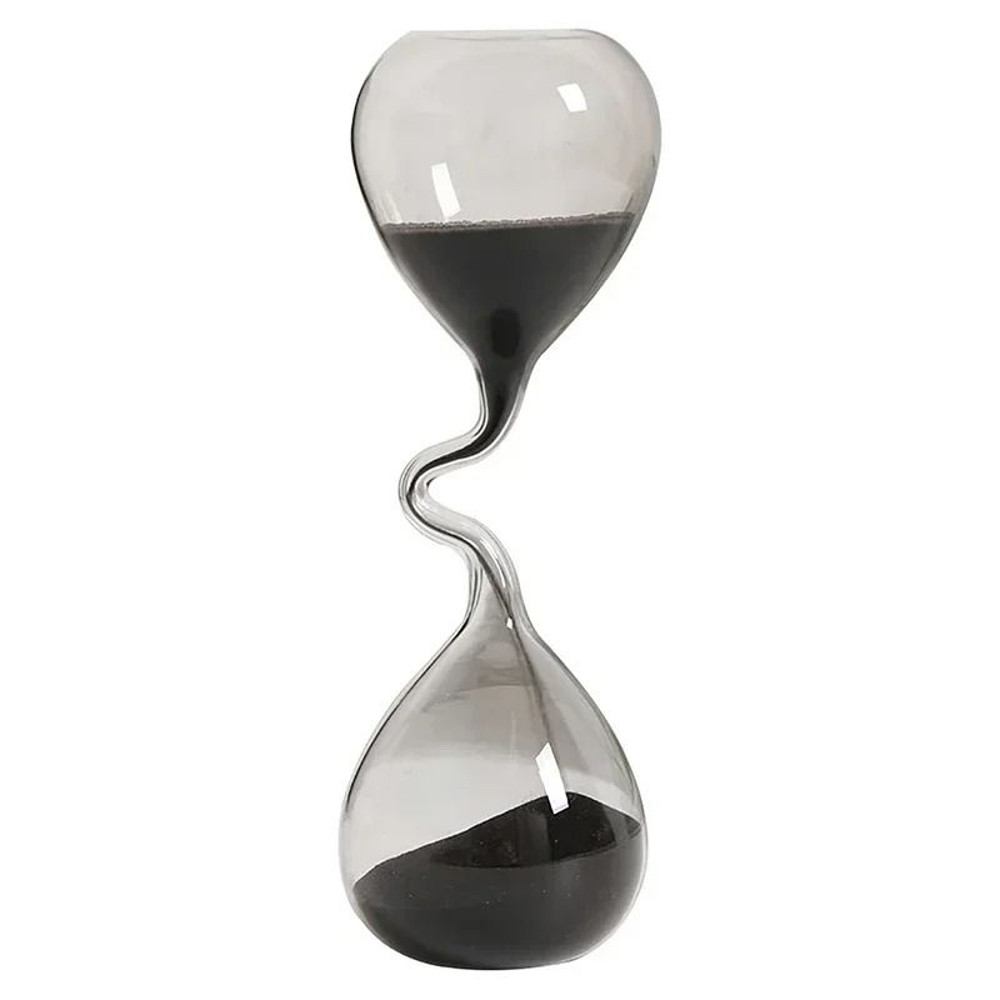 Modern Glass Hourglass Decoration With Elegant Sand Timer Design 6