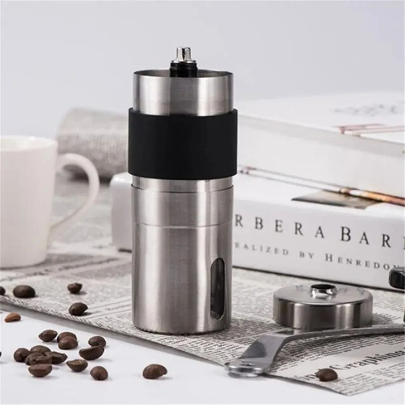 Portable Manual Coffee Grinder With Stainless Steel Design For Fresh Coffee Beans 1