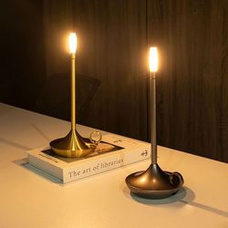 rechargeable touch led candle lamp for ambient lighting