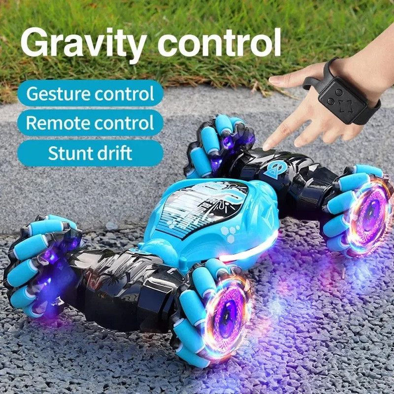 4WD Stunt RC Car With LED Lights And Gesture Control 1