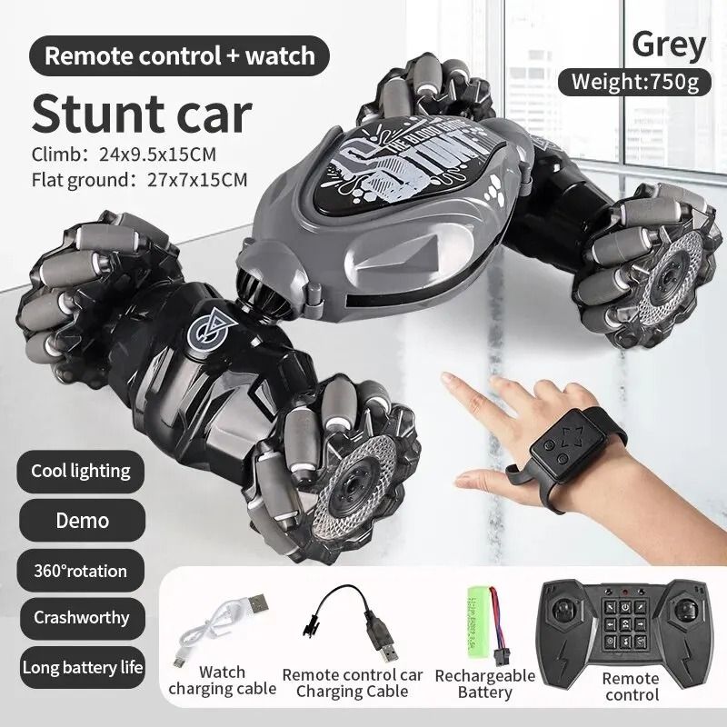 4WD Stunt RC Car With LED Lights And Gesture Control 6