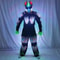 LED Robot Performance Suit With Glowing Armor Pants And Mask 4