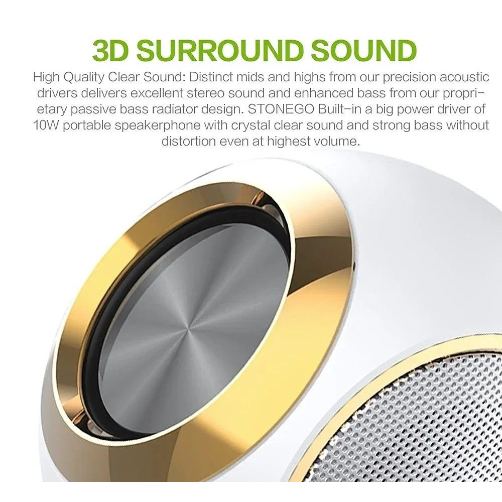 Portable Bluetooth Speaker With Waterproof Design And 3D Bass 4