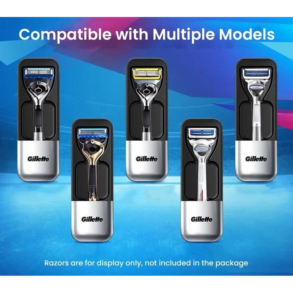 Magnetic Travel Case For Razors With Drainage Design 2