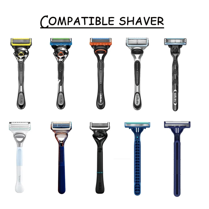Magnetic Travel Case For Razors With Drainage Design 4