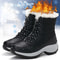 Womens Waterproof Platform Ankle Boots With Plush Lining 1