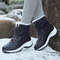 Womens Waterproof Platform Ankle Boots With Plush Lining 3