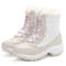 Womens Waterproof Platform Ankle Boots With Plush Lining 6