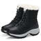 Womens Waterproof Platform Ankle Boots With Plush Lining 7