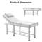 Adjustable Massage Table With Backrest Memory Foam Storage Shelf 3