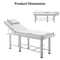 Adjustable Massage Table With Backrest Memory Foam Storage Shelf 3