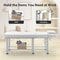 Adjustable Massage Table With Backrest Memory Foam Storage Shelf 0
