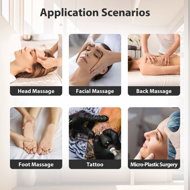 Adjustable Massage Table With Backrest Memory Foam Storage Shelf 1