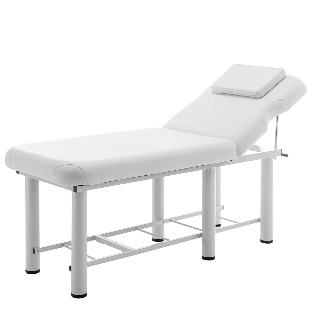 Adjustable Massage Table With Backrest Memory Foam Storage Shelf 6