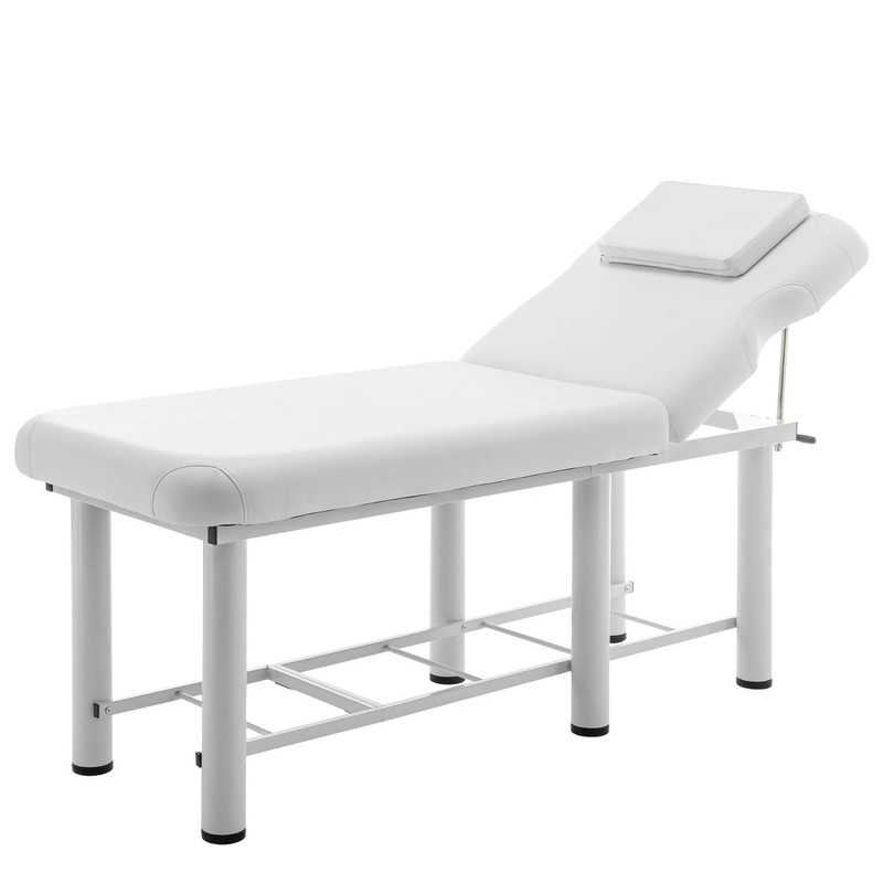Adjustable Massage Table With Backrest Memory Foam Storage Shelf 6