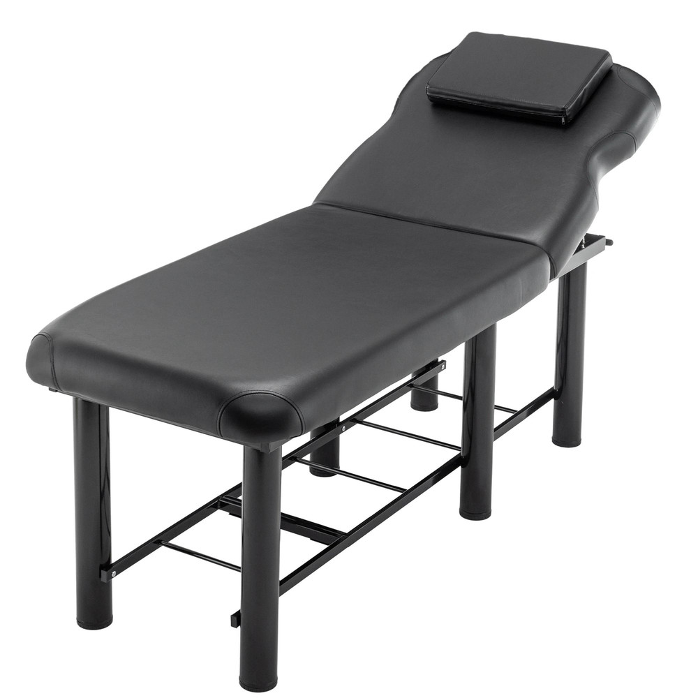 Adjustable Massage Table With Backrest Memory Foam Storage Shelf 8
