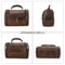 Mens Business Travel Leather Toiletry Bag 3