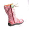 Womens Long Warm Leather Winter Boots With Hand Stitched Design 0