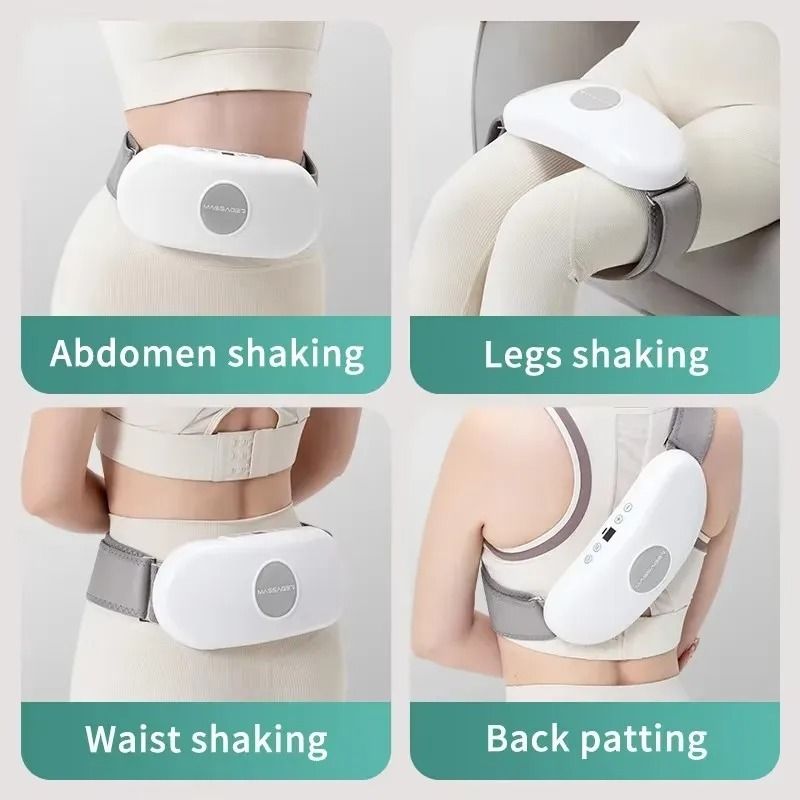 Electric Belly Massager Belt With Vibration Heat  Multi Modes 2