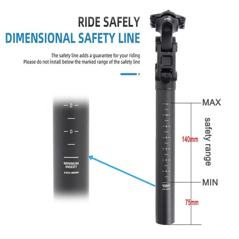 Shock Absorber Dropper Seatpost For MTB Bikes 5