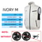 Electric Cooling Fan Vest For Outdoor Work And Hiking 15