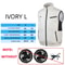 Electric Cooling Fan Vest For Outdoor Work And Hiking 16