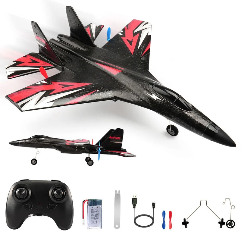 Remote Control Foam Glider Airplane With LED Lights 5
