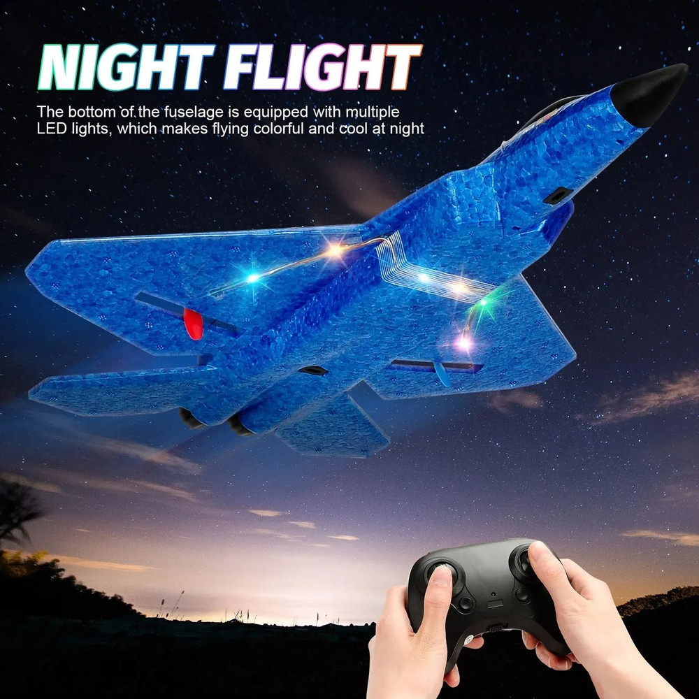 Remote Control Foam Glider With LED Lights 1