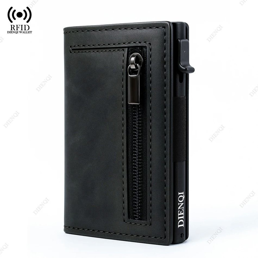 Slim Carbon Fiber RFID Card Wallet For Men 2
