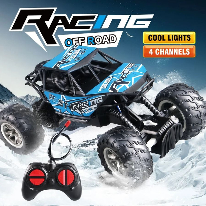4Way Remote Control OffRoad Climbing Car With LED Lights 0