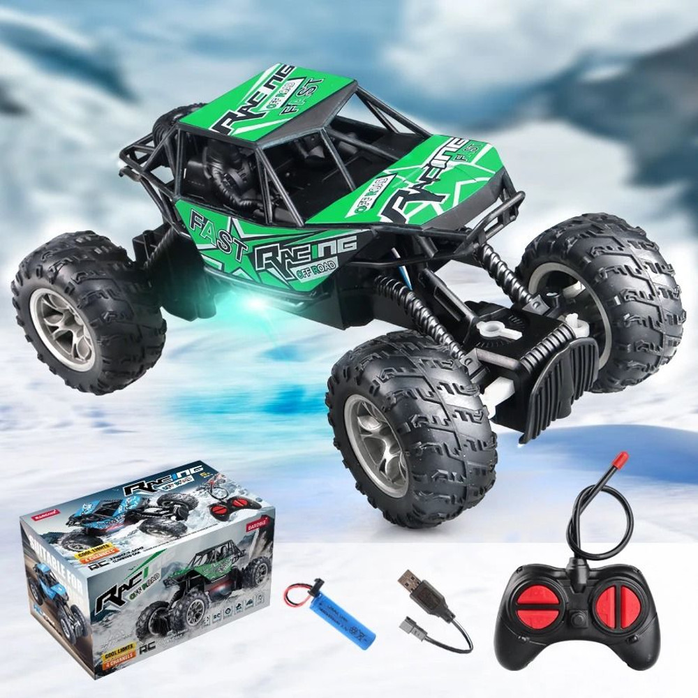 4Way Remote Control OffRoad Climbing Car With LED Lights 7